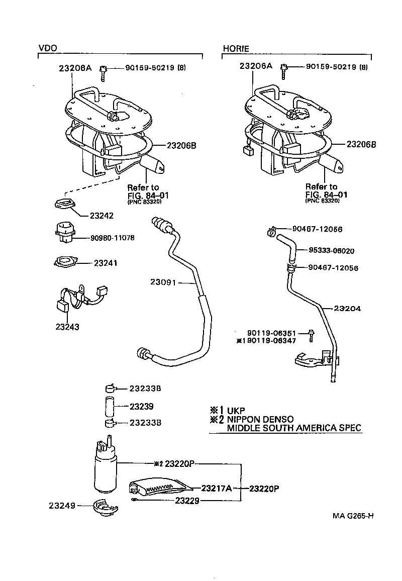  CARINA E WG JPP |  FUEL INJECTION SYSTEM