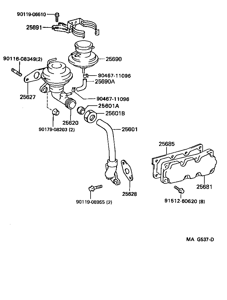  SUPRA |  EXHAUST GAS RECIRCULATION SYSTEM