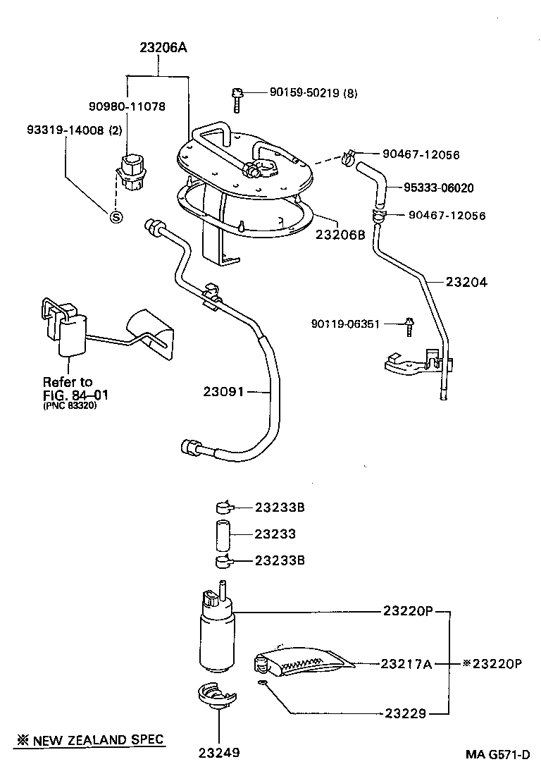  CAMRY WG |  FUEL INJECTION SYSTEM