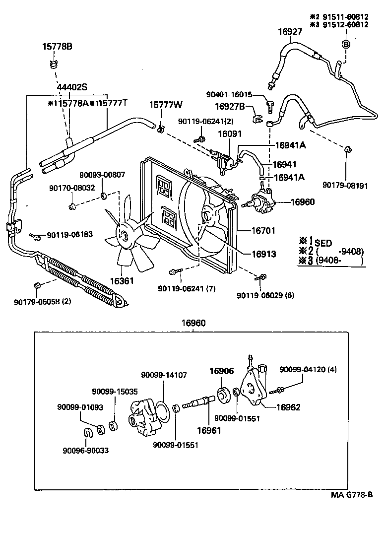  CAMRY WG |  RADIATOR WATER OUTLET
