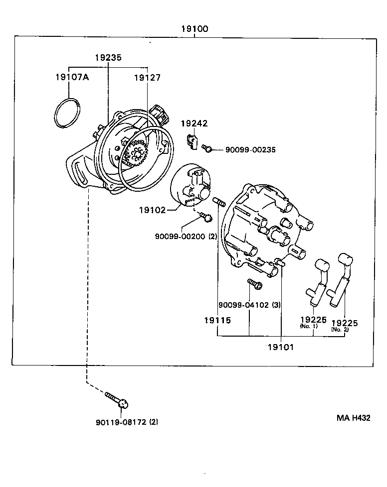  CAMRY SED |  DISTRIBUTOR