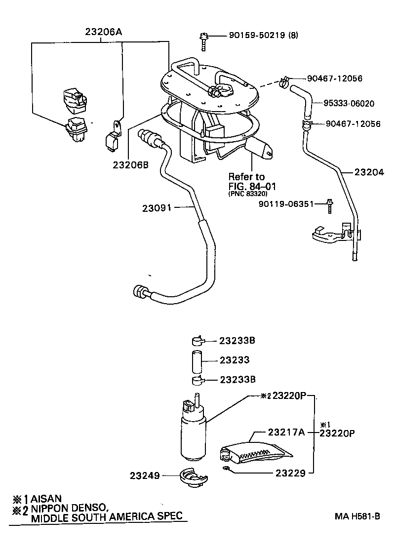  CARINA E SED LB JPP |  FUEL INJECTION SYSTEM