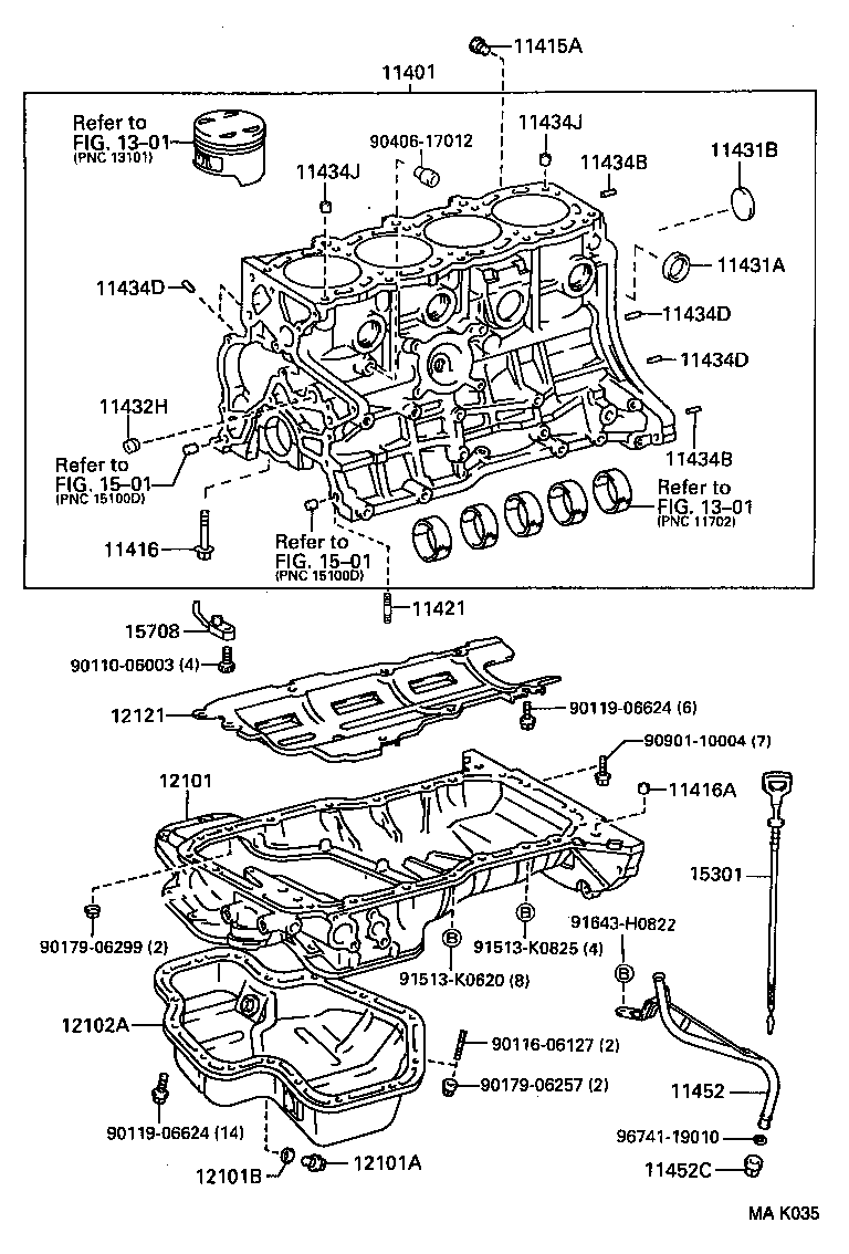  CARINA E SED LB JPP |  CYLINDER BLOCK
