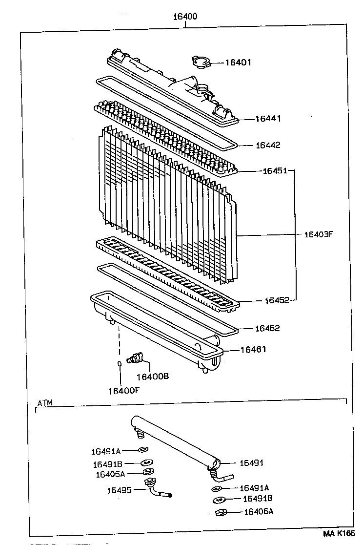  PASEO |  RADIATOR WATER OUTLET