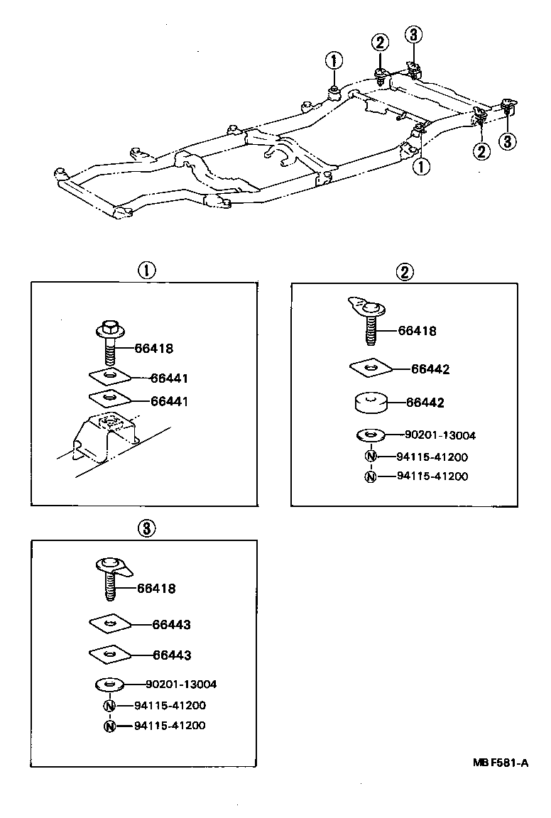  HILUX |  REAR BODY MOUNTING