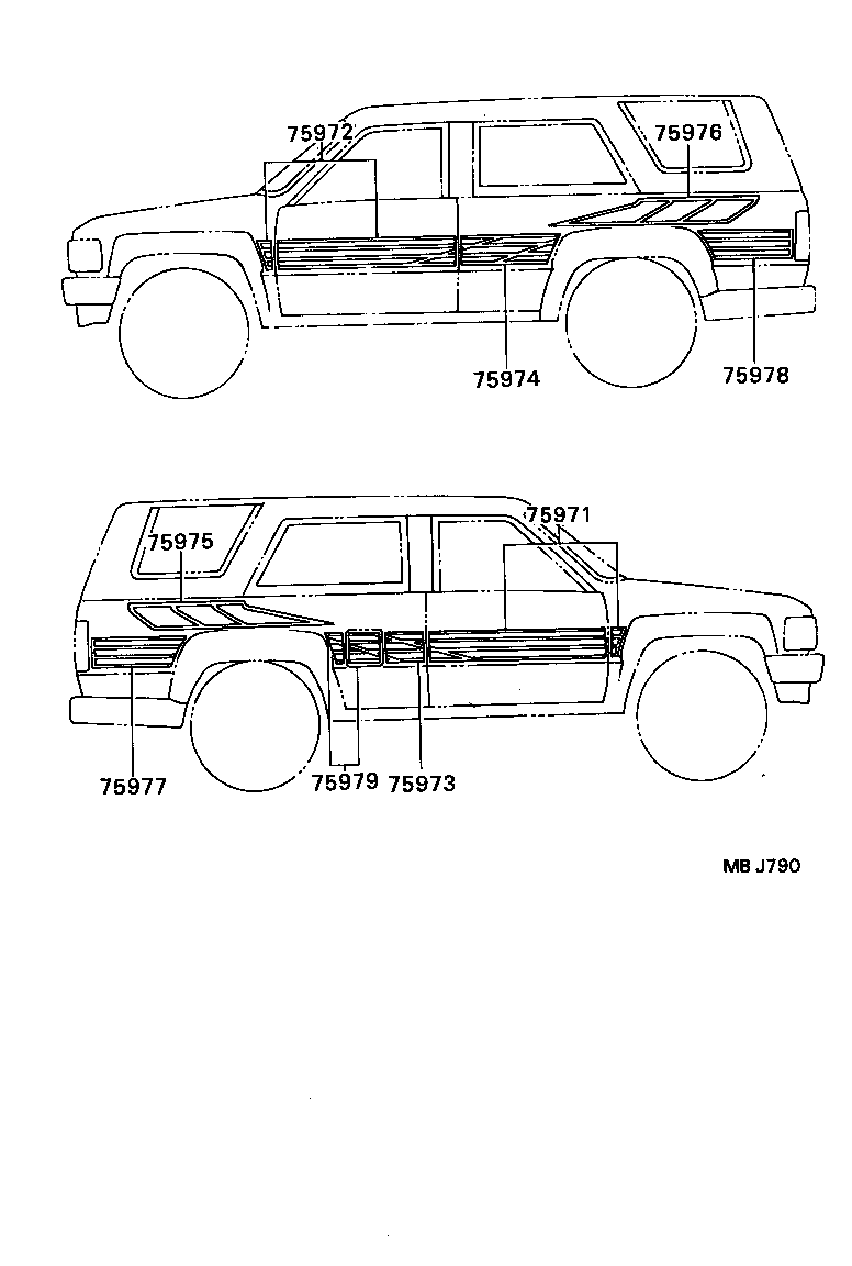  HILUX |  BODY STRIPE