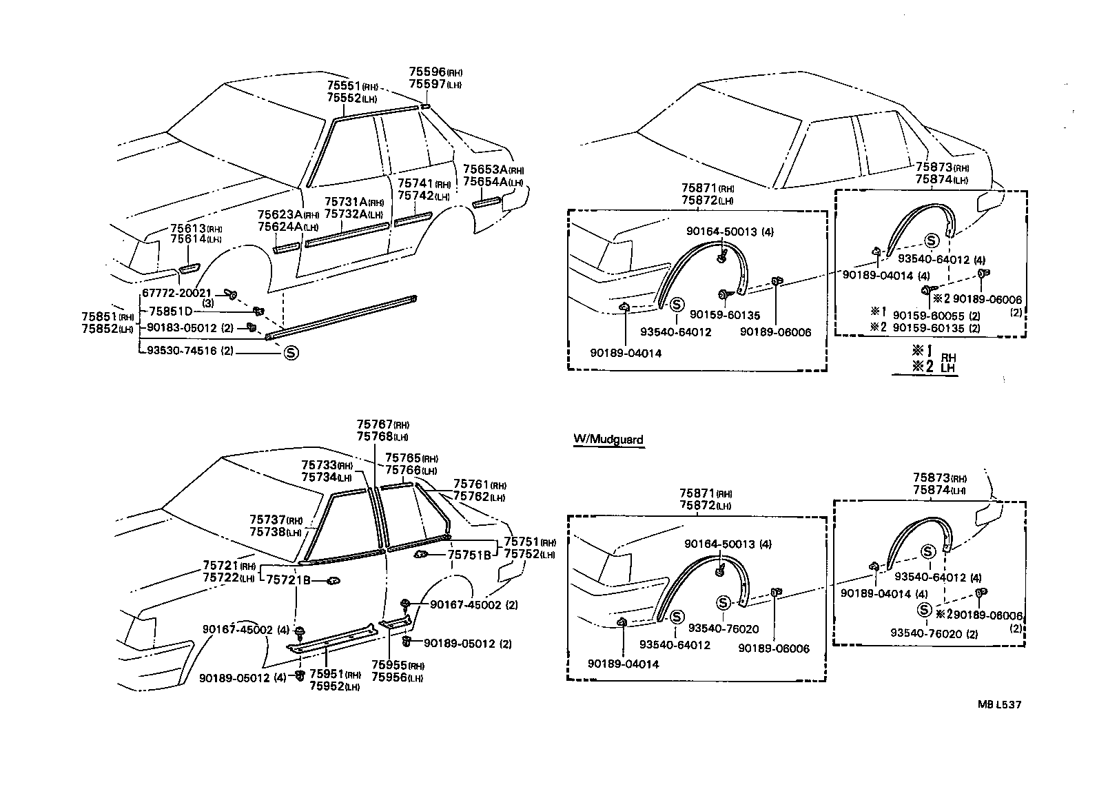  CORONA |  SIDE MOULDING