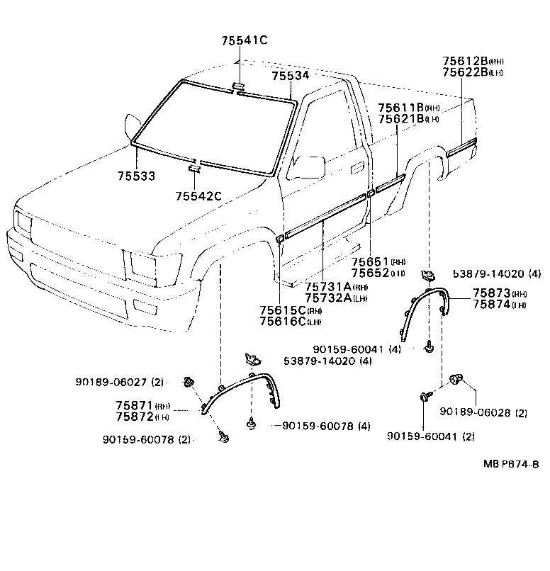  HILUX JPP |  MOULDING