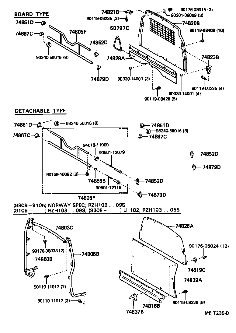  HIACE VAN COMUTER |  SEPARATOR SEPARATOR CURTAIN