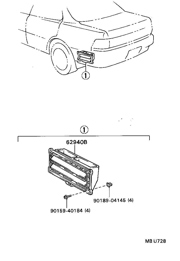  CAMRY WG |  ROOF SIDE VENTILATOR