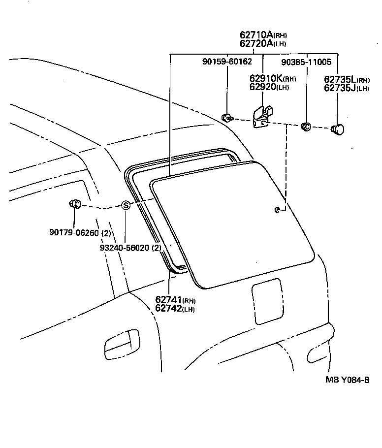  RAV4 |  SIDE WINDOW