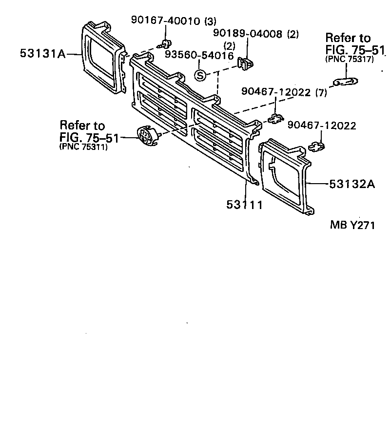  HILUX |  RADIATOR GRILLE