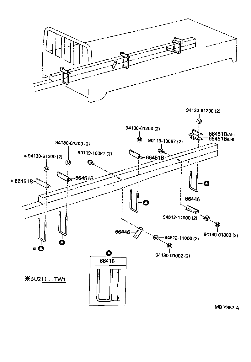  DYNA200 |  REAR BODY MOUNTING