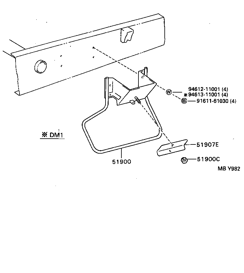  DYNA200 |  SPARE WHEEL CARRIER