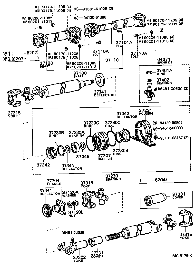  STOUT |  PROPELLER SHAFT UNIVERSAL JOINT