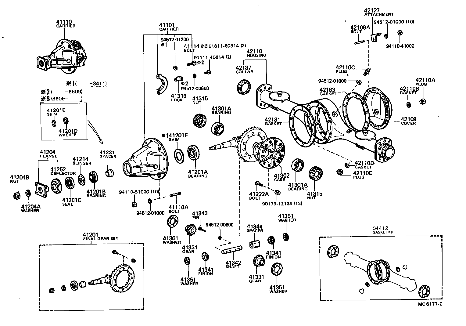  STOUT |  REAR AXLE HOUSING DIFFERENTIAL