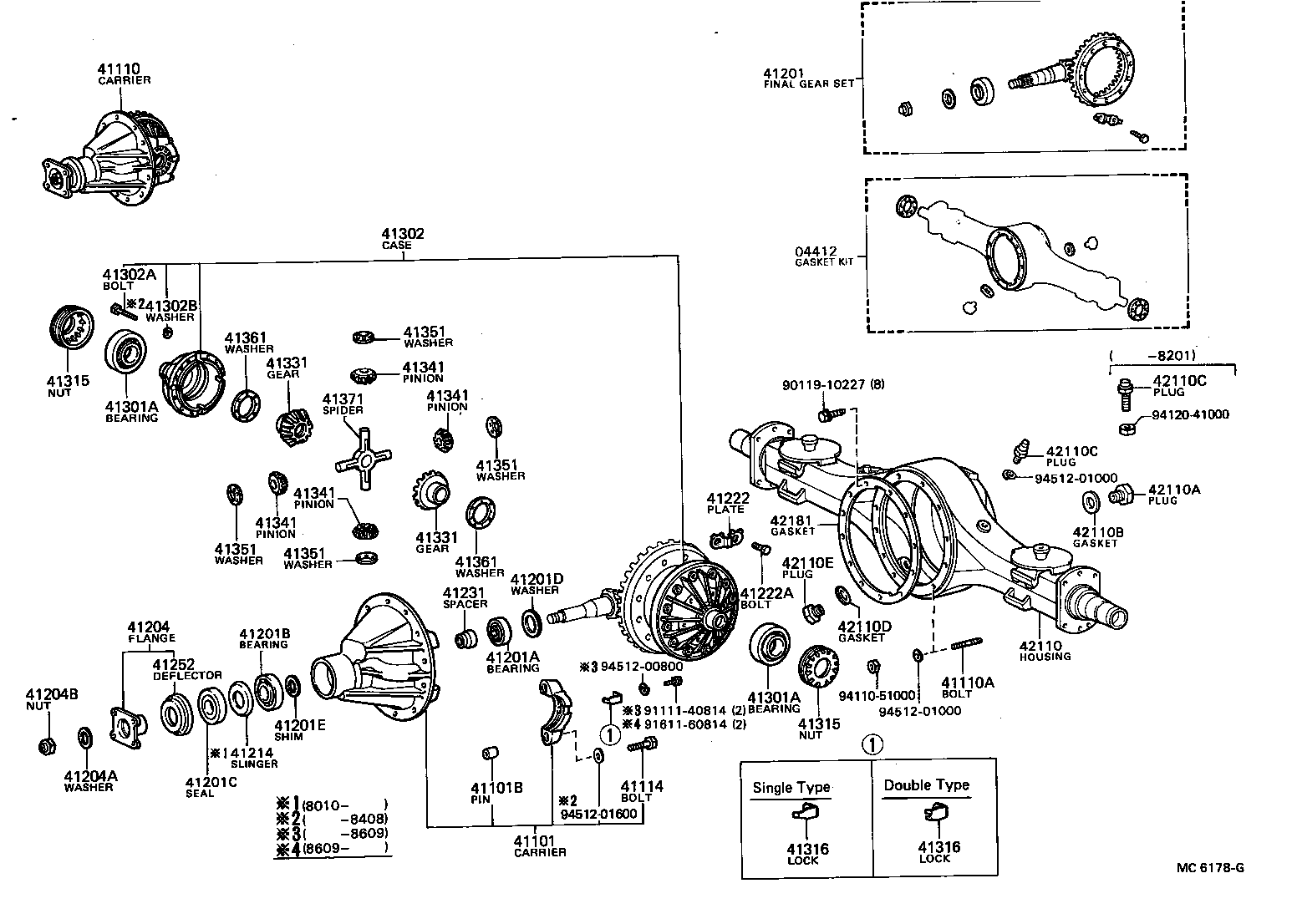  STOUT |  REAR AXLE HOUSING DIFFERENTIAL