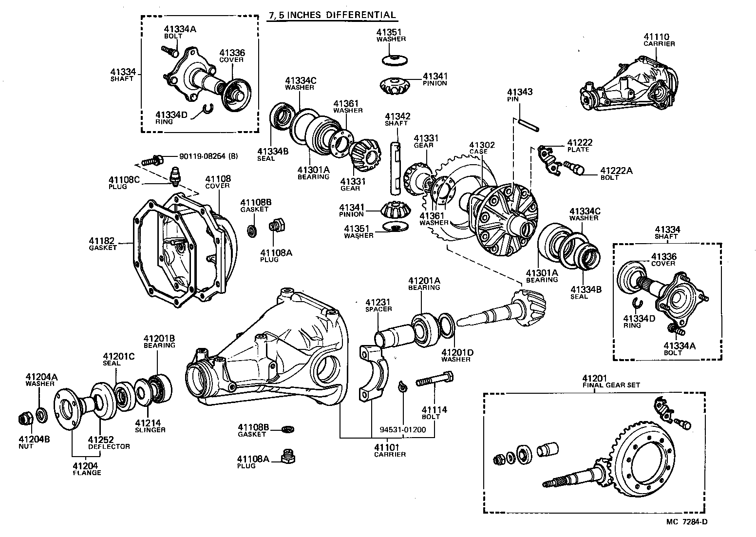  CORONA |  REAR AXLE HOUSING DIFFERENTIAL
