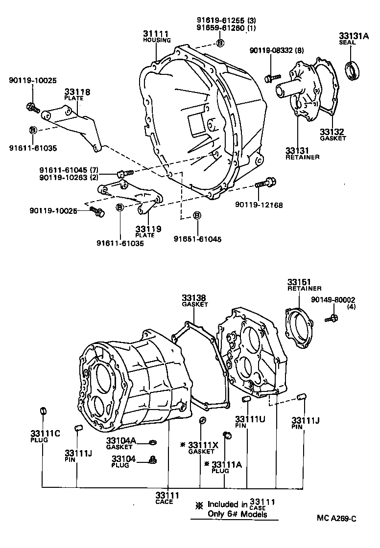  HILUX |  CLUTCH HOUSING TRANSMISSION CASE MTM