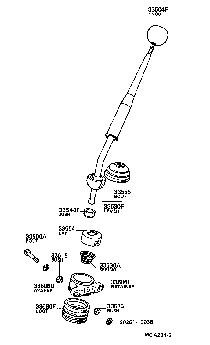  HILUX |  SHIFT LEVER RETAINER