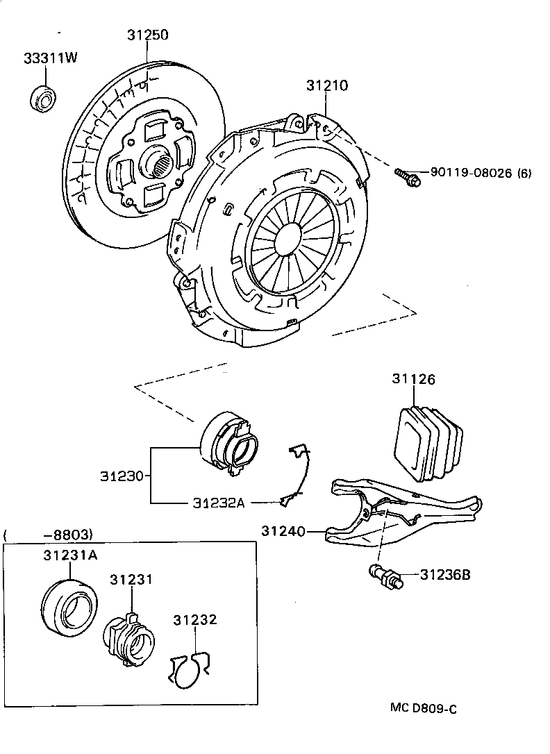  STOUT |  CLUTCH RELEASE FORK