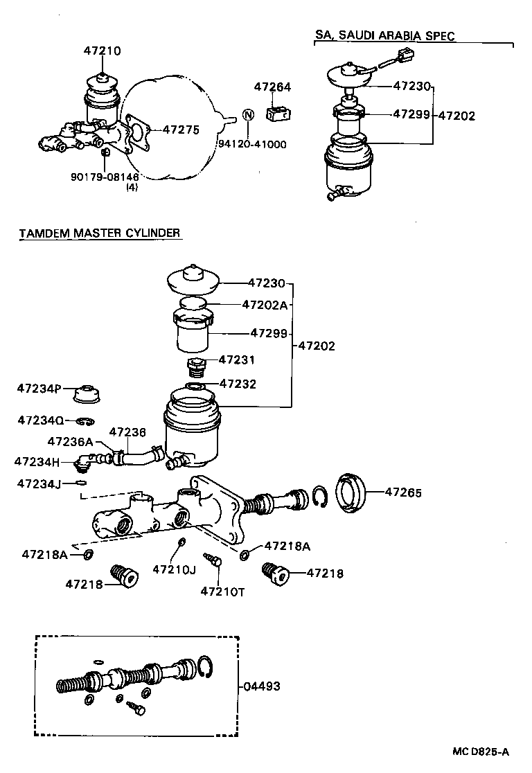  STOUT |  BRAKE MASTER CYLINDER