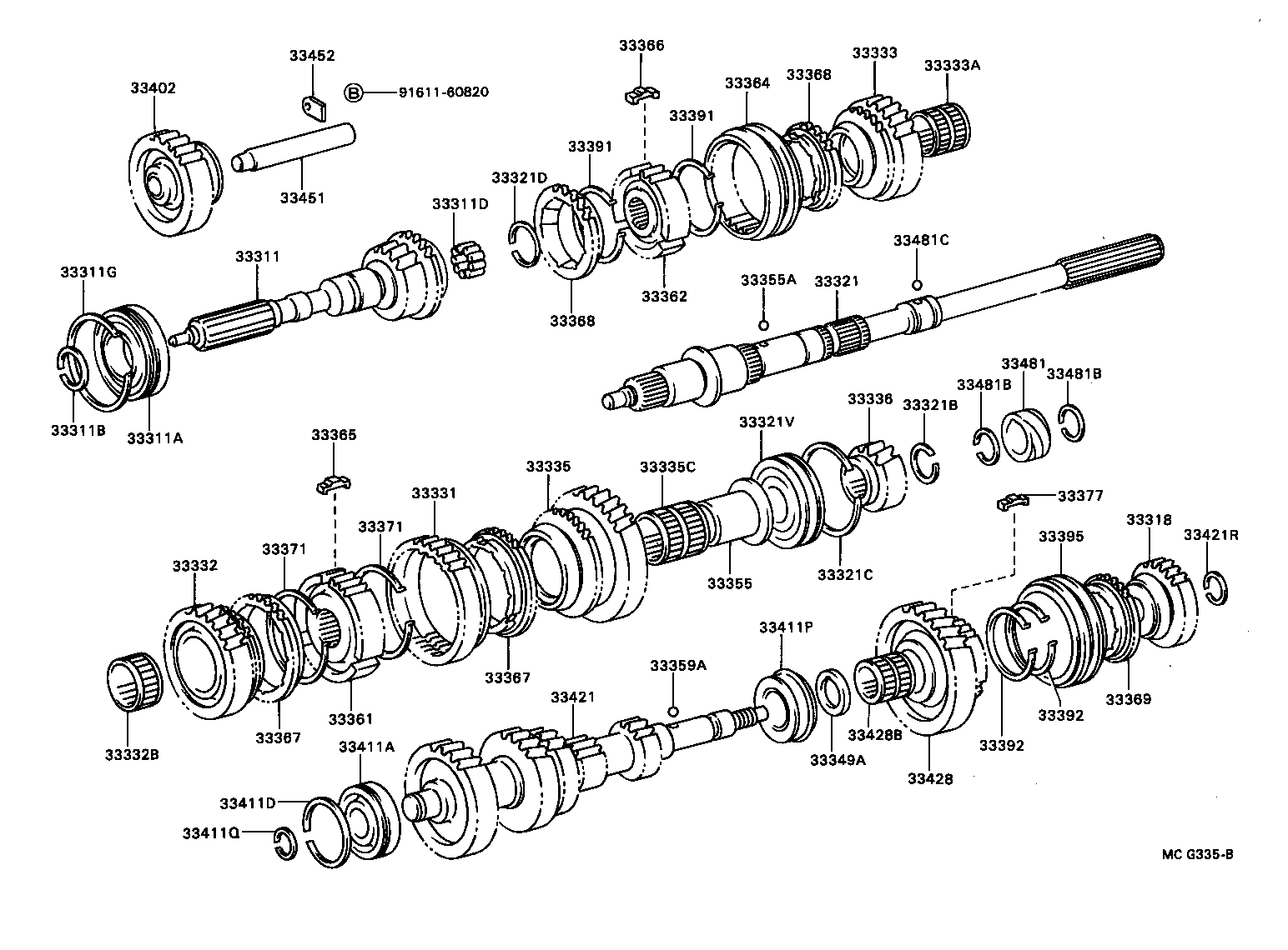  HILUX VWP |  TRANSMISSION GEAR MTM
