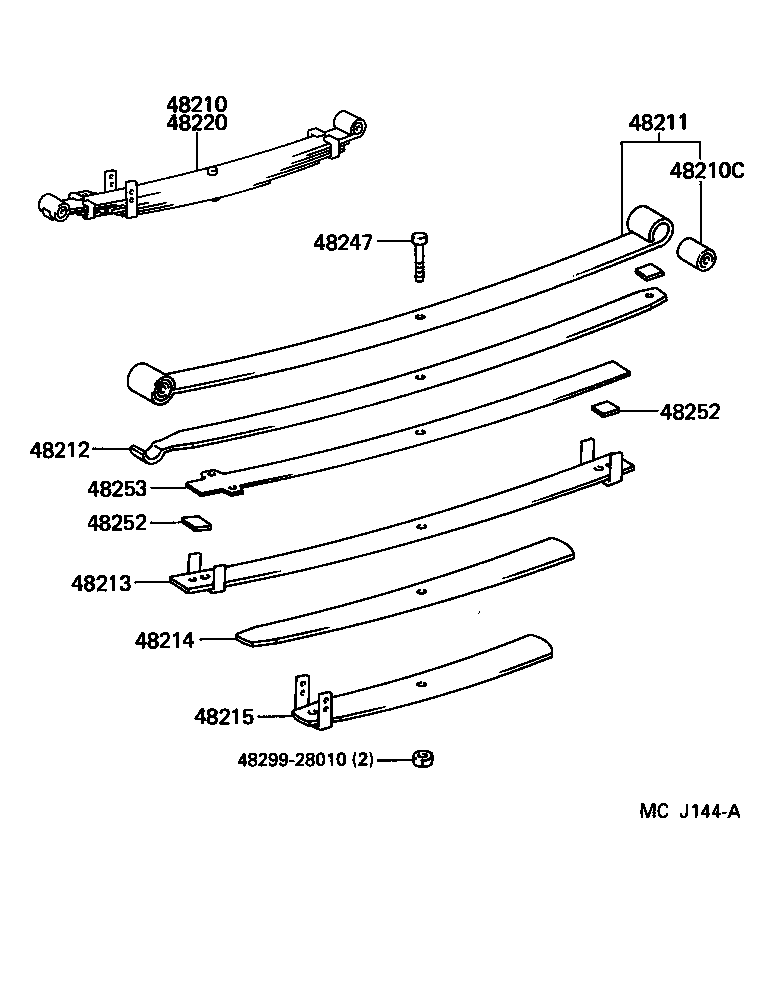 HIACE VAN COMUTER |  REAR SPRING SHOCK ABSORBER