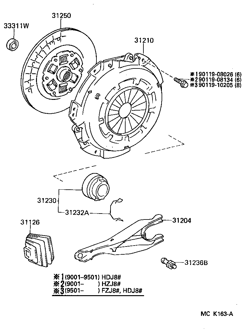  LAND CRUISER 80 |  CLUTCH RELEASE FORK