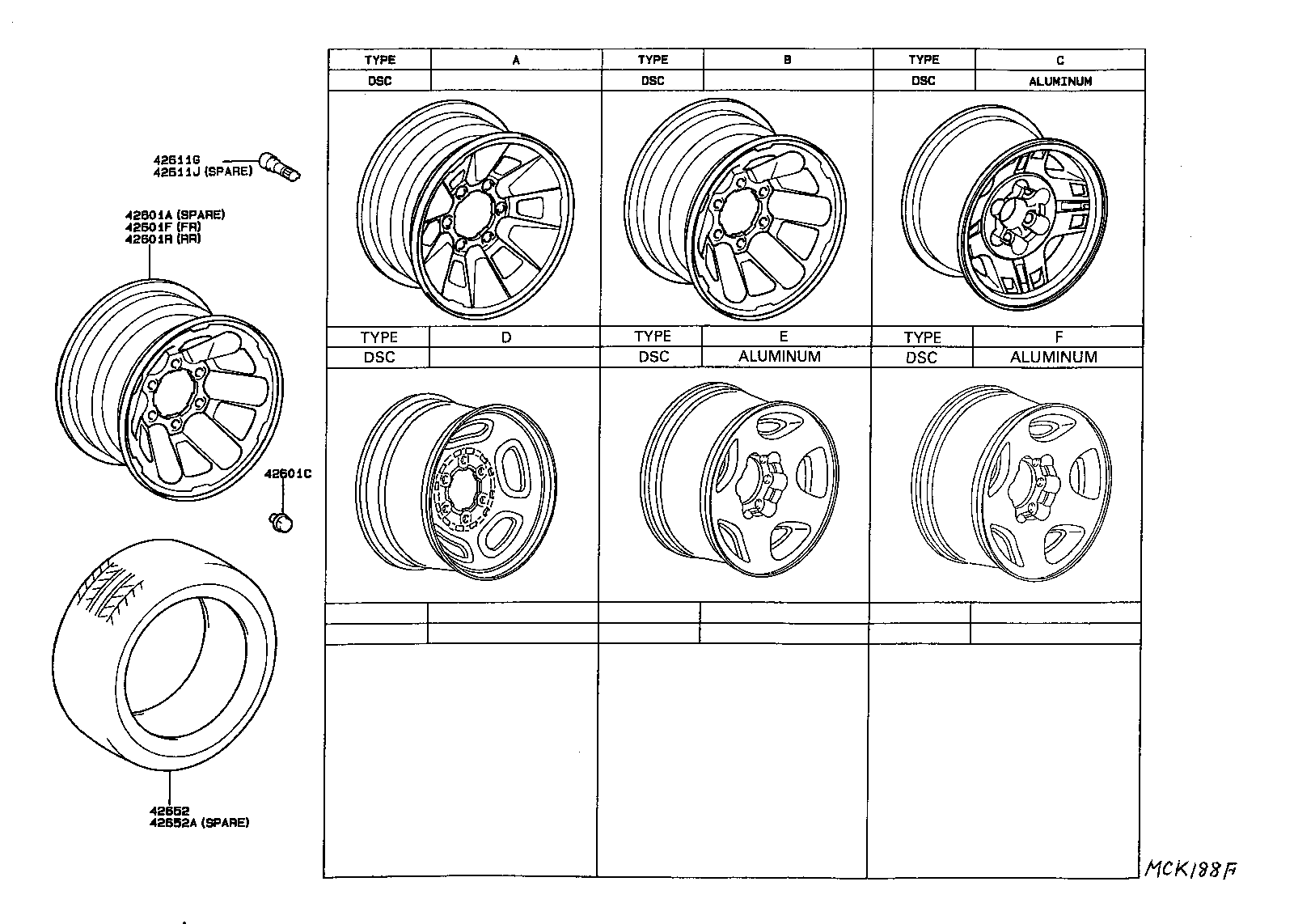  LAND CRUISER 80 |  DISC WHEEL WHEEL CAP