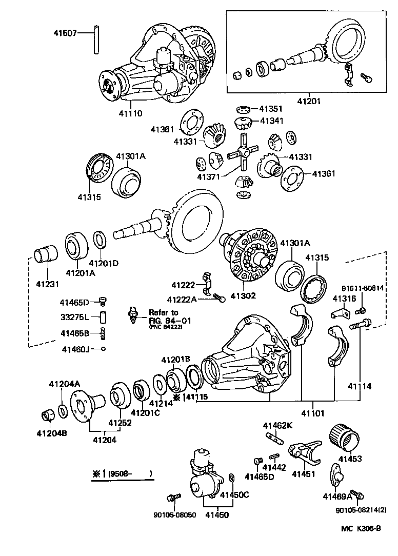  HILUX JPP |  REAR AXLE HOUSING DIFFERENTIAL