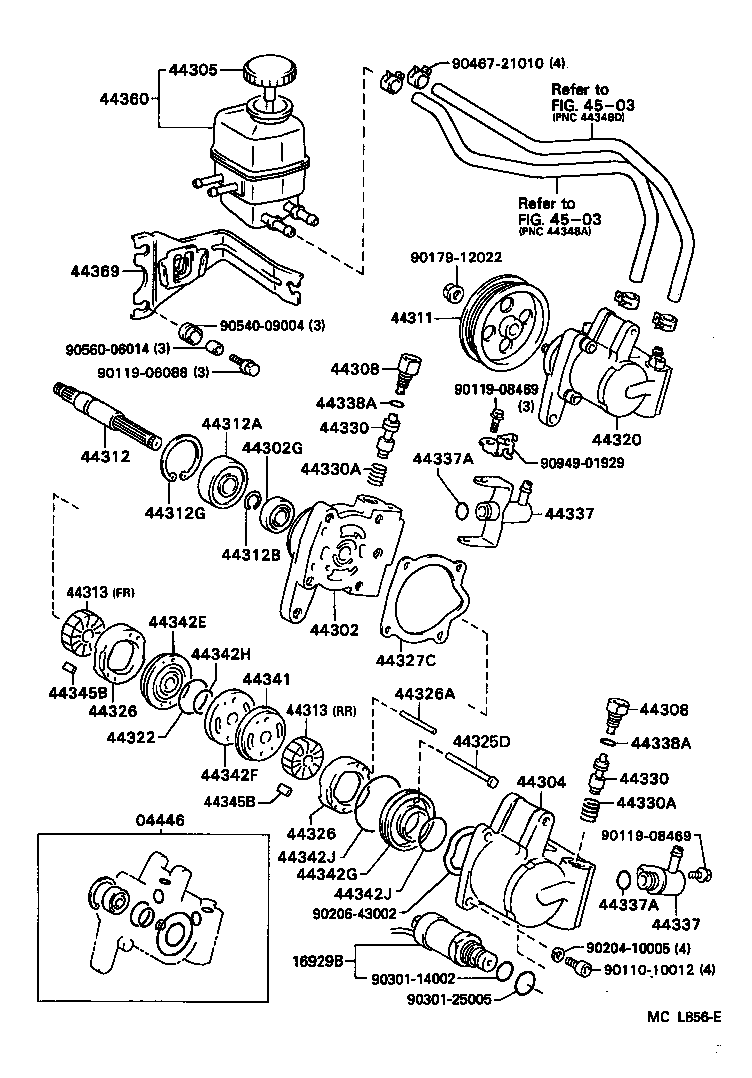  CAMRY WG |  VANE PUMP RESERVOIR POWER STEERING