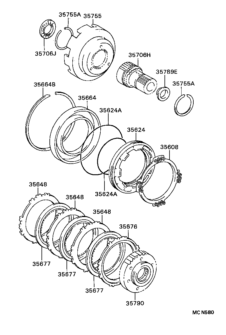  CARINA E UKP |  CENTER SUPPORT PLANETARY SUN GEAR ATM