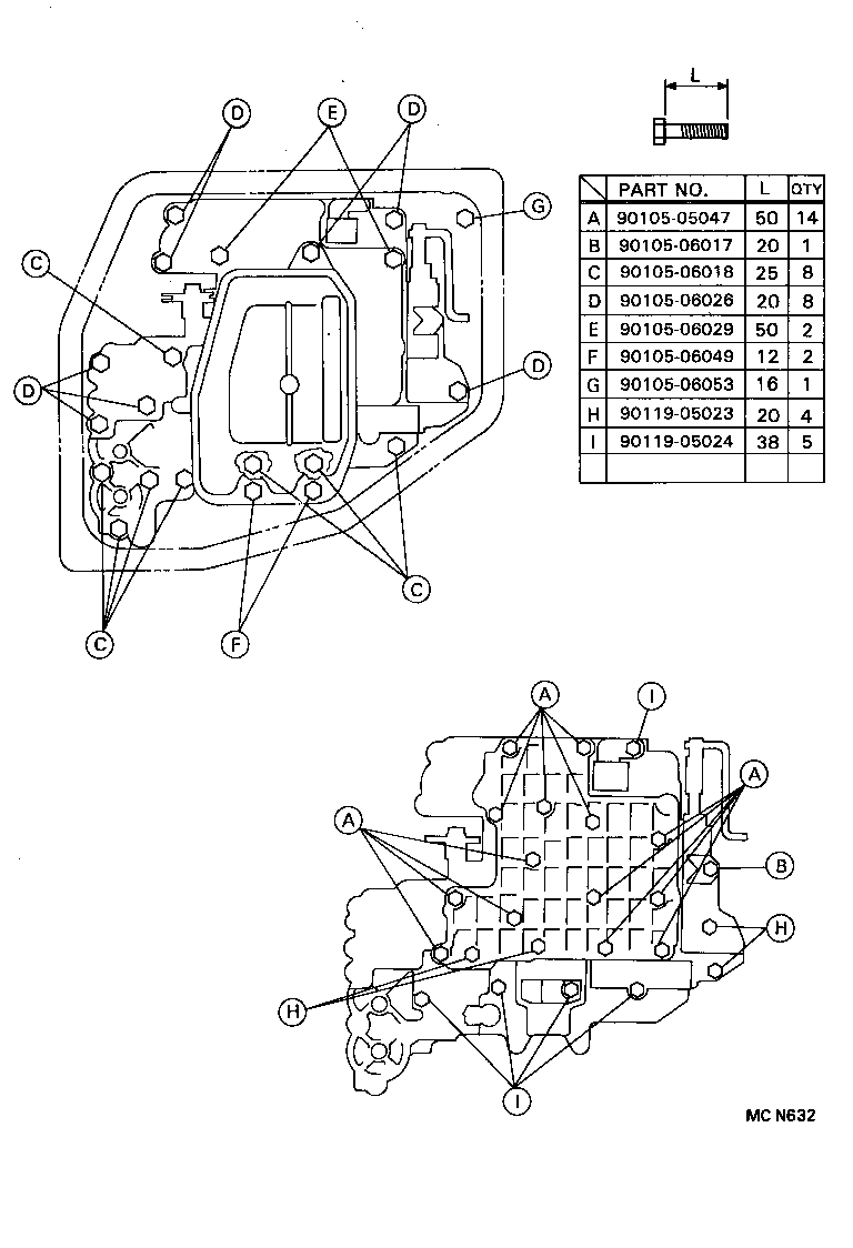  CARINA E UKP |  VALVE BODY OIL STRAINER ATM
