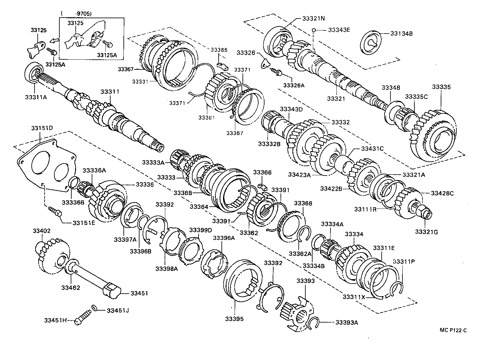  CARINA E UKP |  TRANSMISSION GEAR MTM