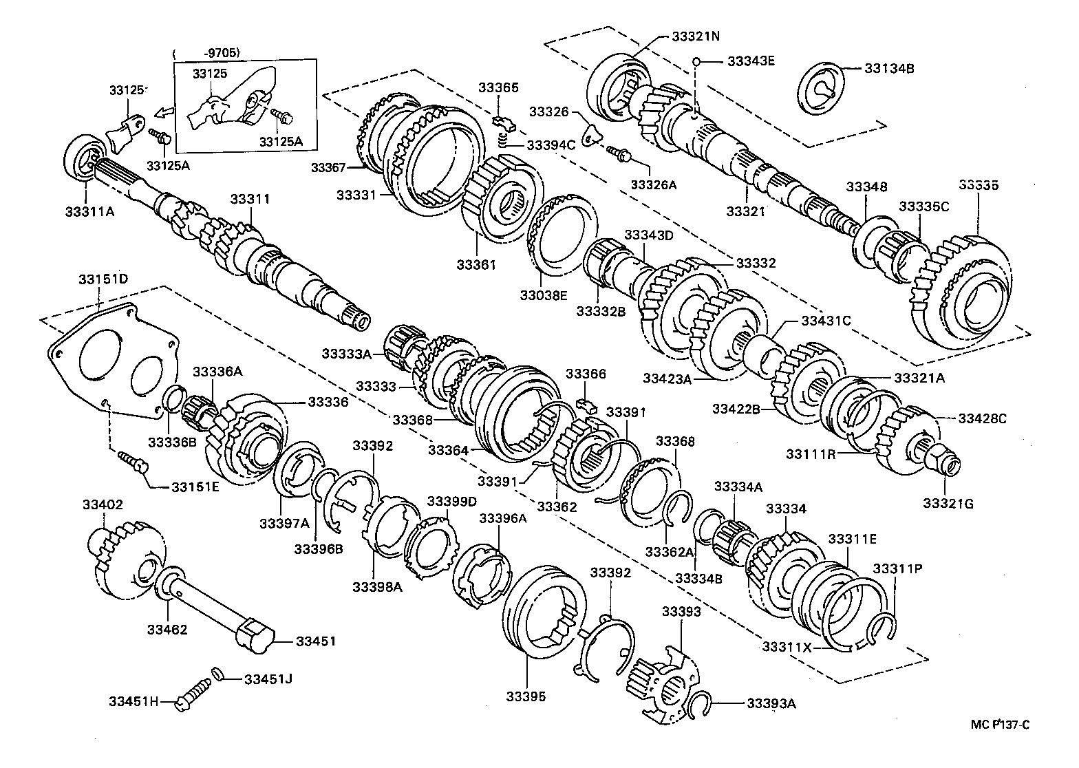  CARINA E UKP |  TRANSMISSION GEAR MTM