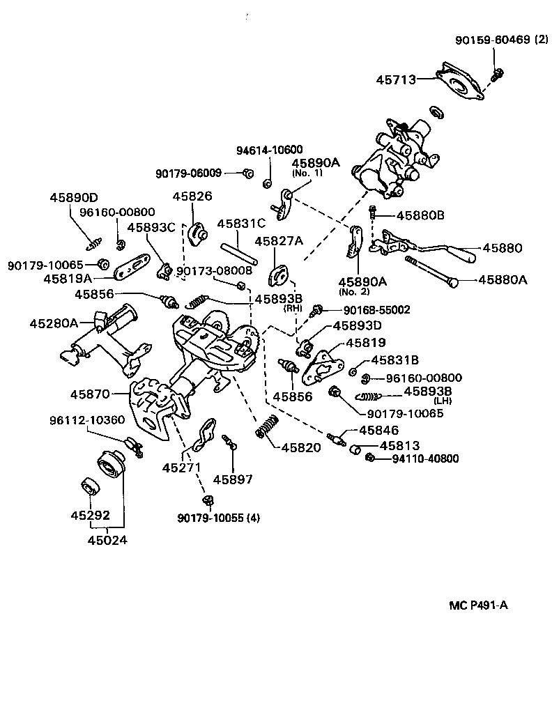  SUPRA |  STEERING COLUMN SHAFT