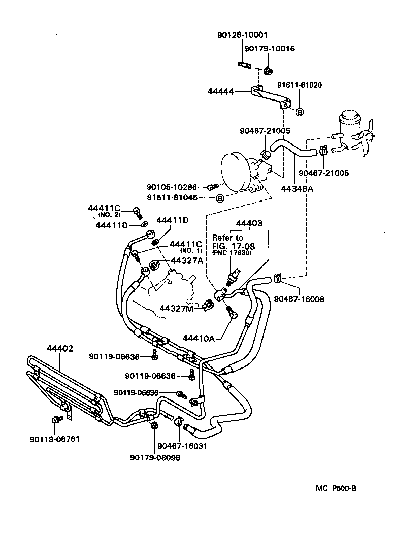  SUPRA |  POWER STEERING TUBE