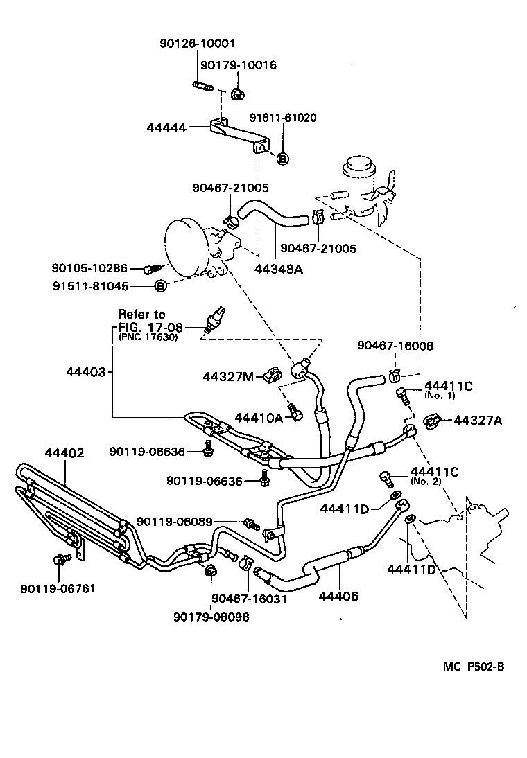  SUPRA |  POWER STEERING TUBE