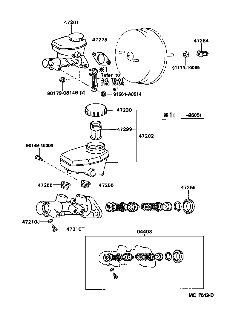  SUPRA |  BRAKE MASTER CYLINDER