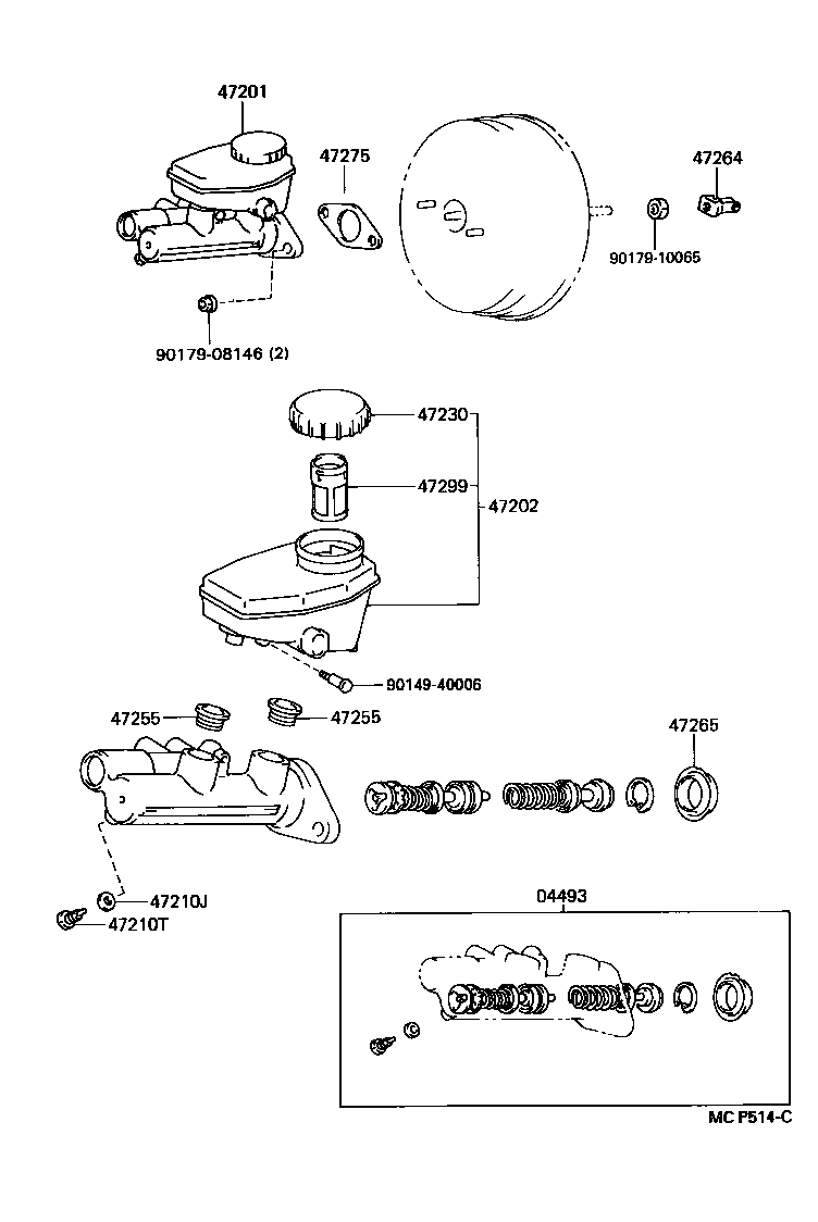  SUPRA |  BRAKE MASTER CYLINDER