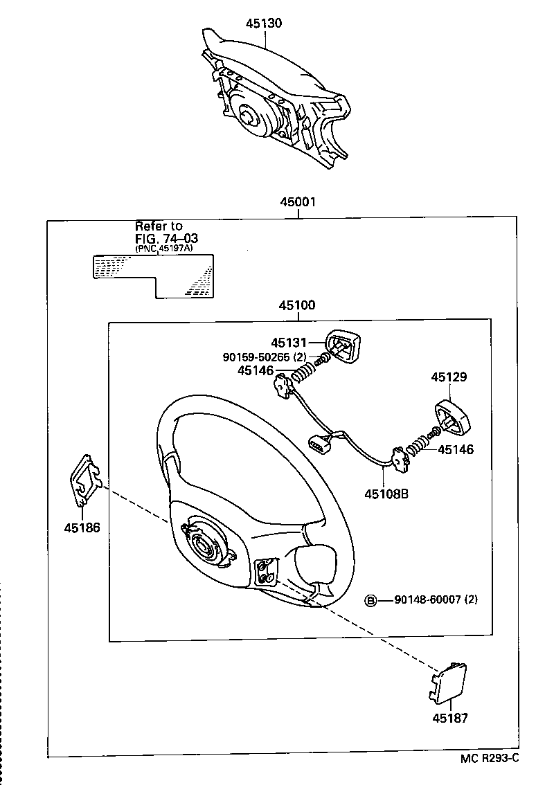  CARINA E UKP |  STEERING WHEEL