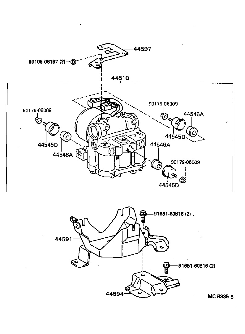  PREVIA |  BRAKE TUBE CLAMP
