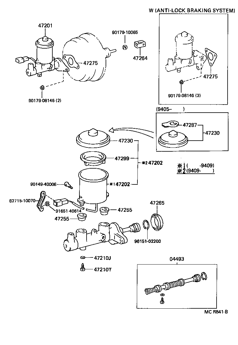  STARLET |  BRAKE MASTER CYLINDER