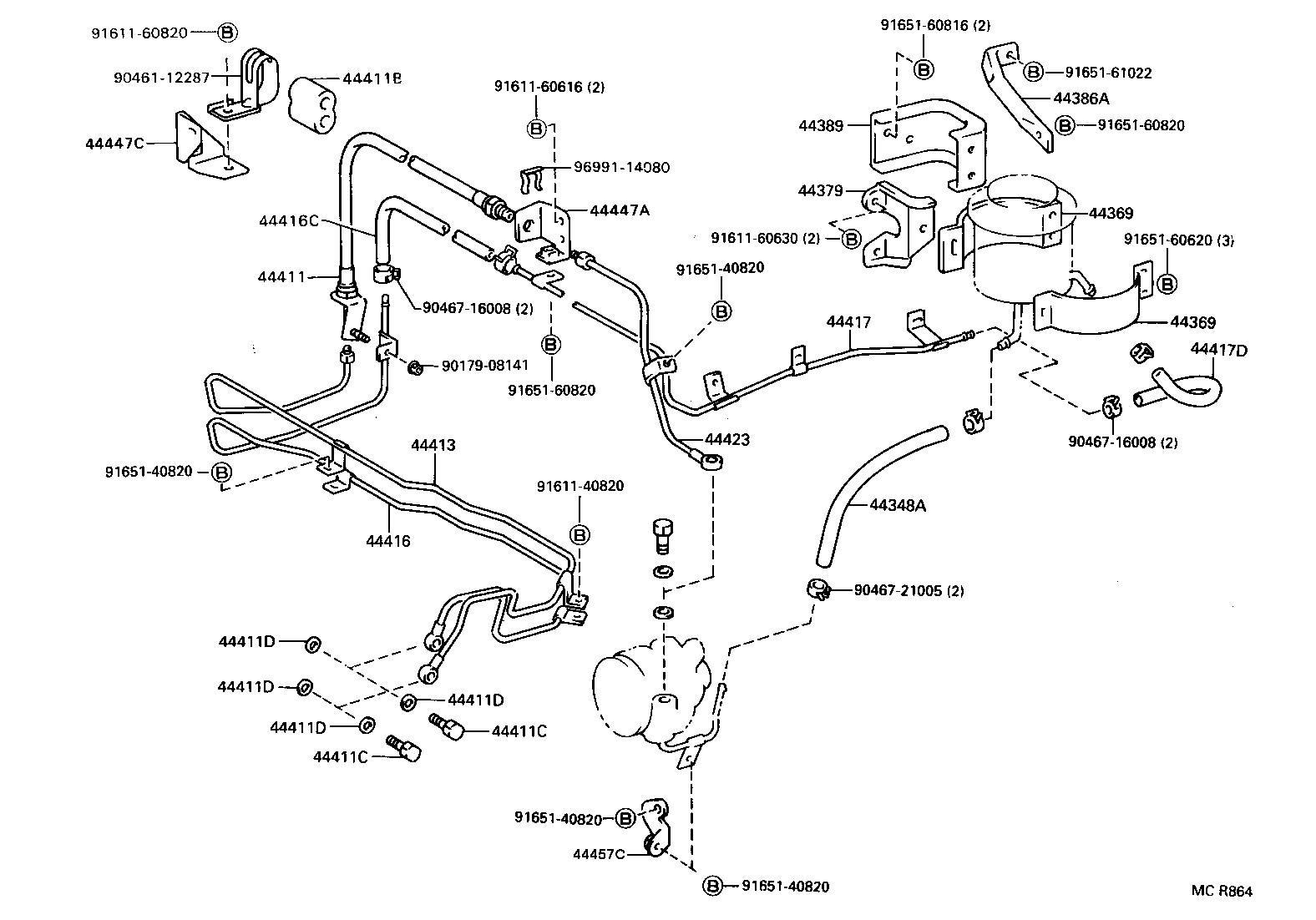  DYNA200 |  POWER STEERING TUBE