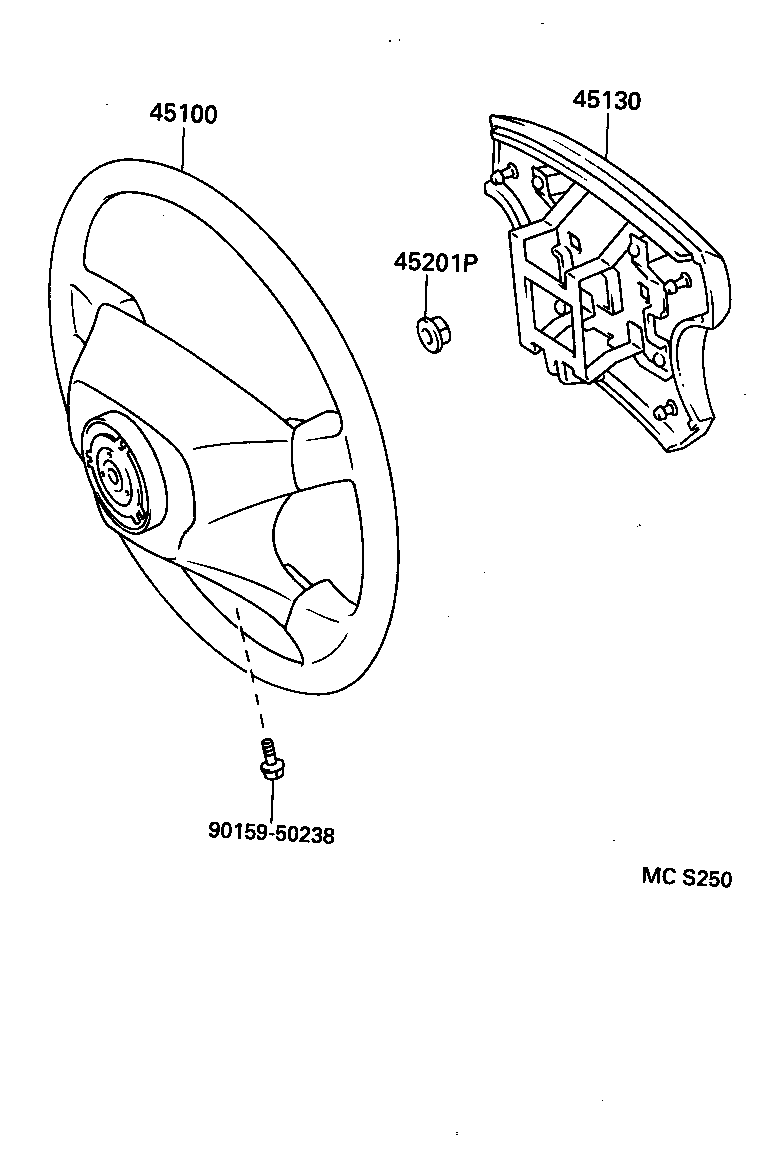  CARINA E UKP |  STEERING WHEEL