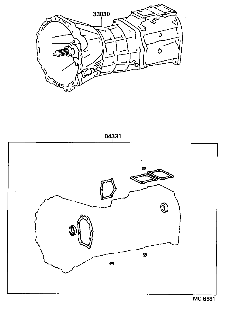 HILUX JPP | TRANSAXLE OR TRANSMISSION ASSY GASKET KIT MTM