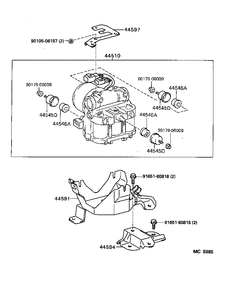  PREVIA |  BRAKE TUBE CLAMP