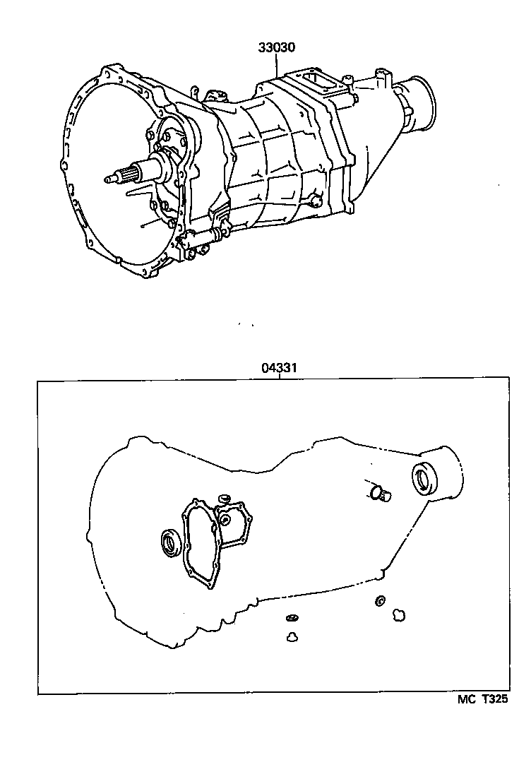  DYNA 100 |  TRANSAXLE OR TRANSMISSION ASSY GASKET KIT MTM