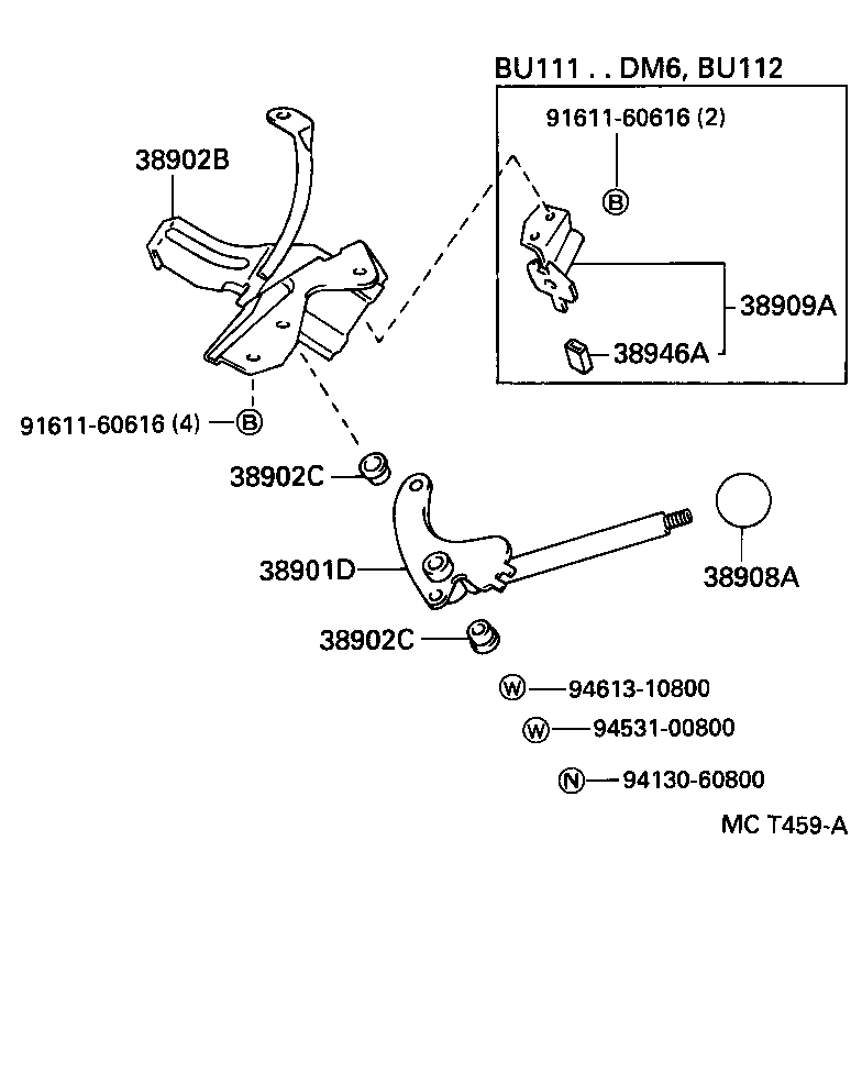  DYNA200 |  POWER TAKE OFF LEVER LINK